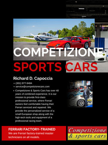 Ferrari Deals Welcomes Competizione & Sports Cars as a New Sponsor for 2024